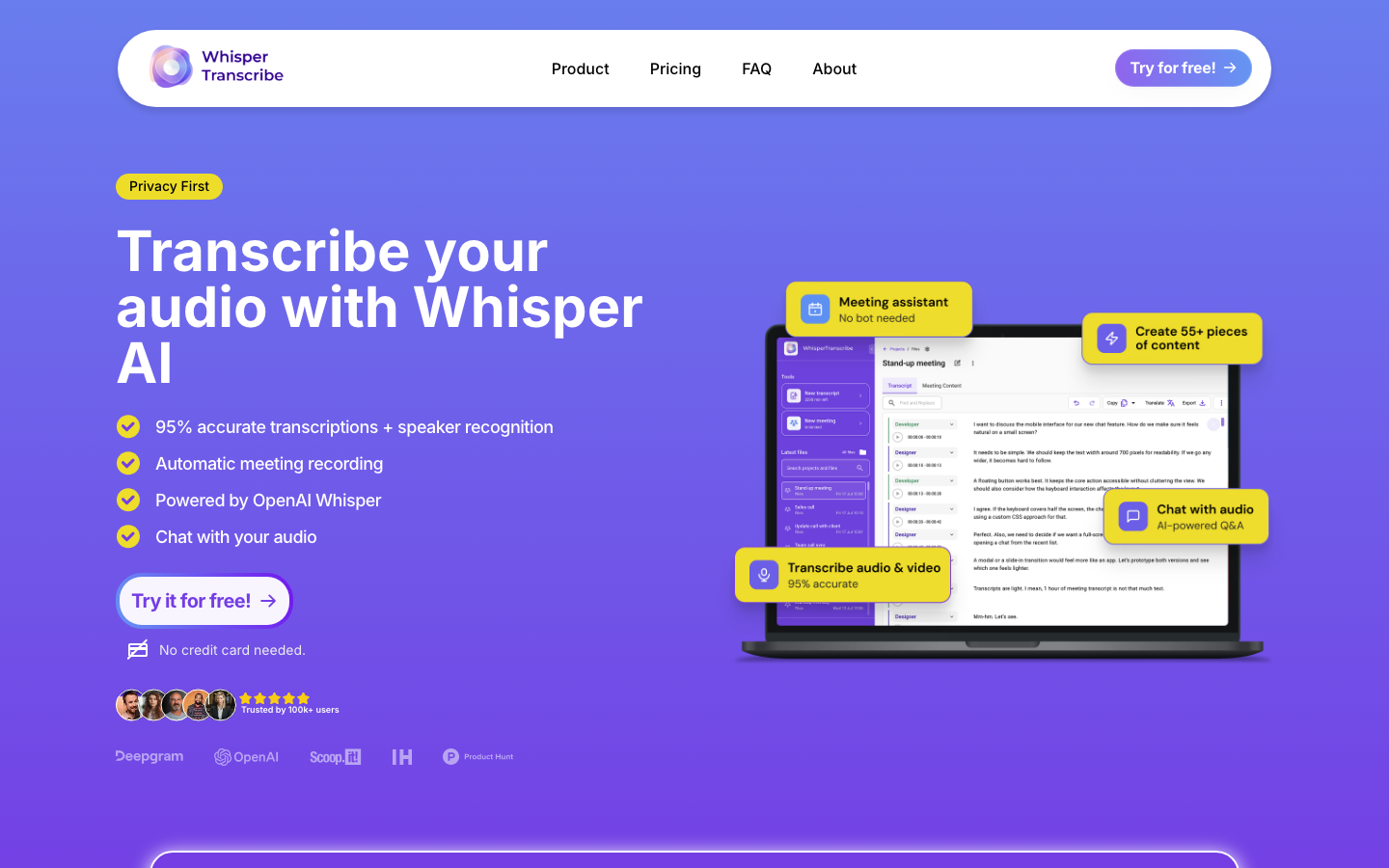 Whispertranscribe screenshot