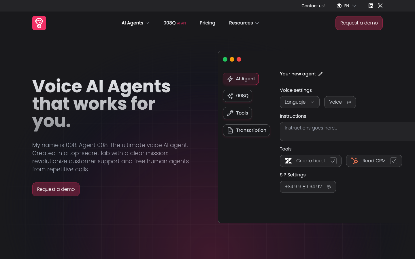 008 Agent screenshot
