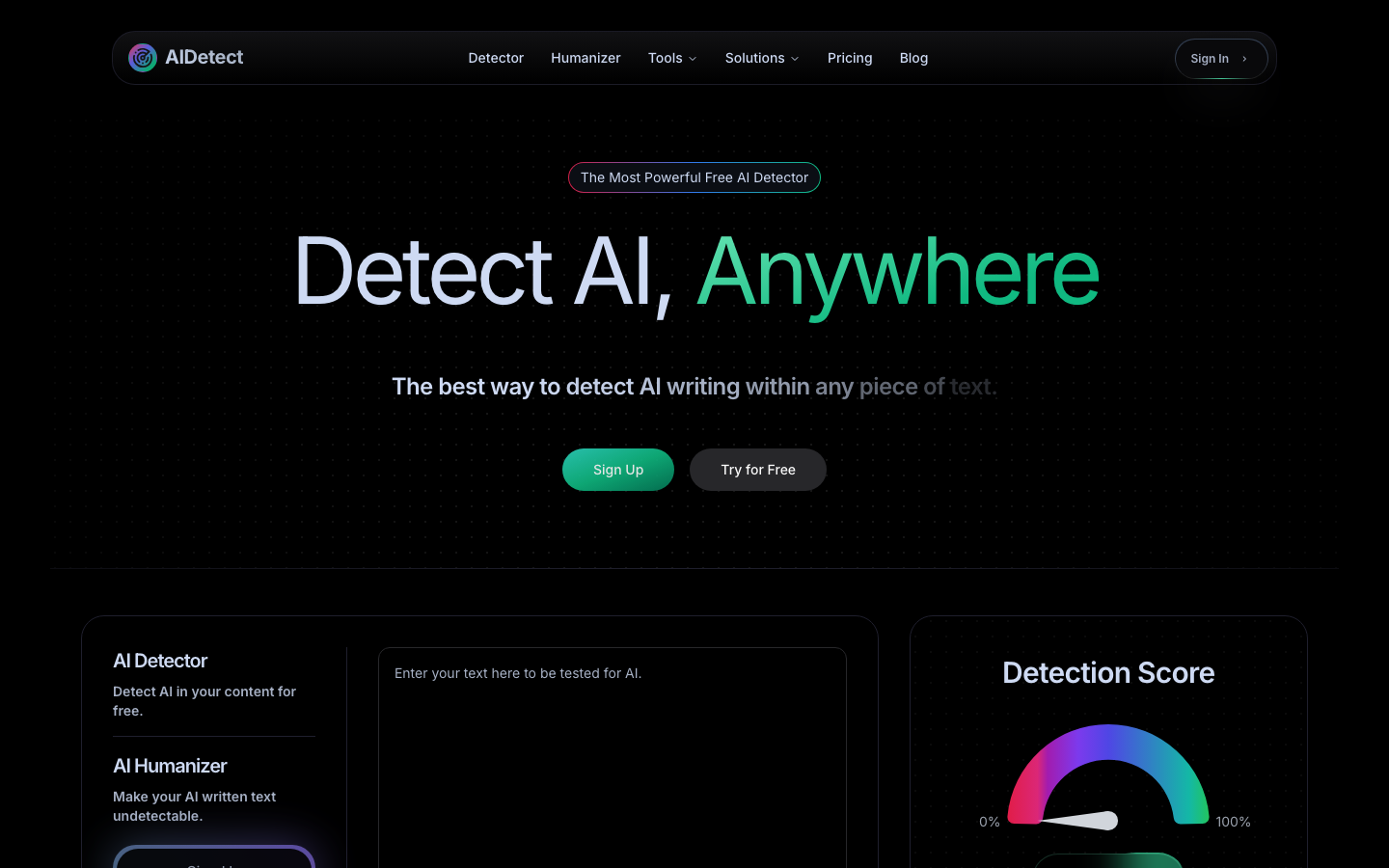 AI Detect screenshot
