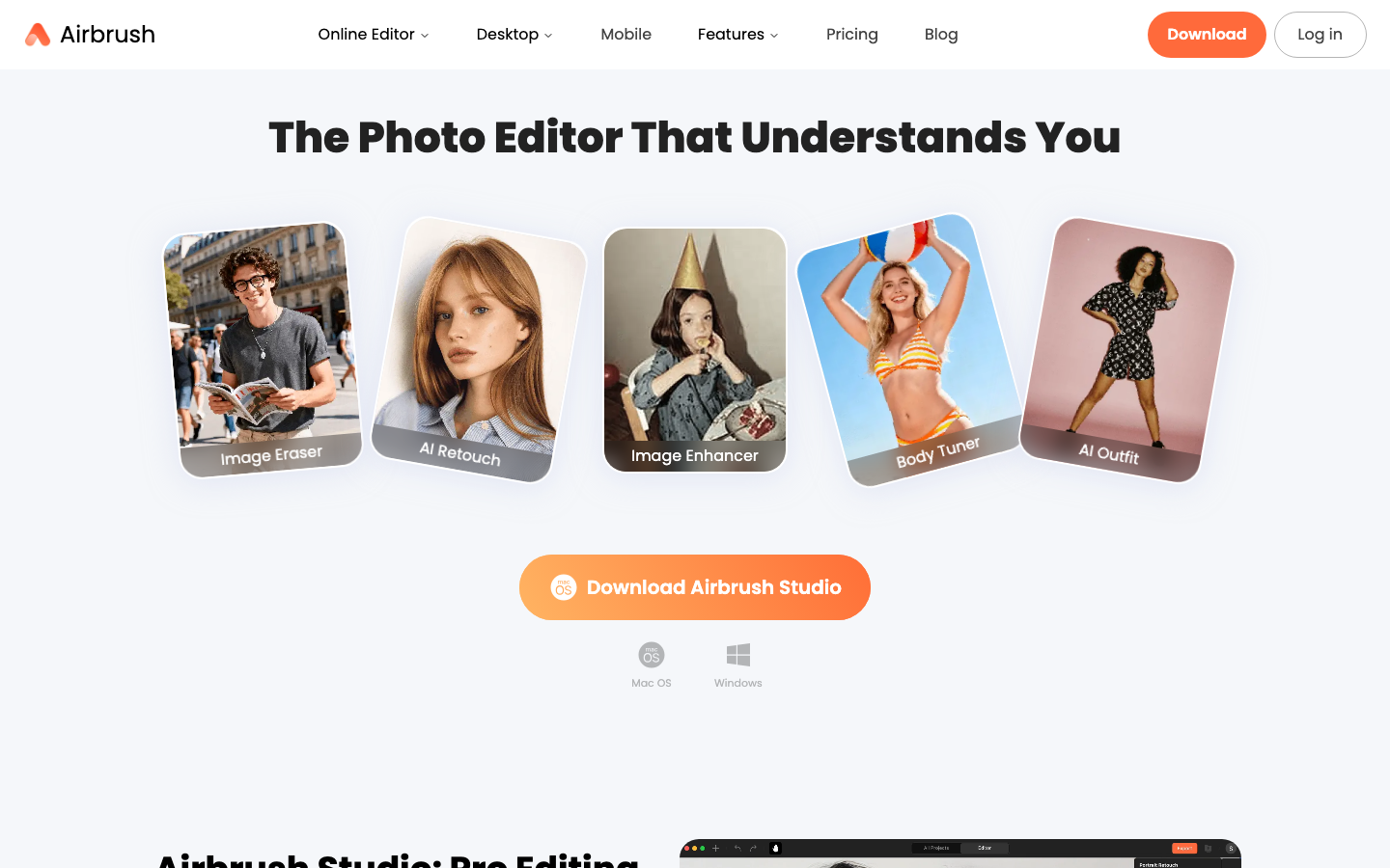 AI Headshots homepage