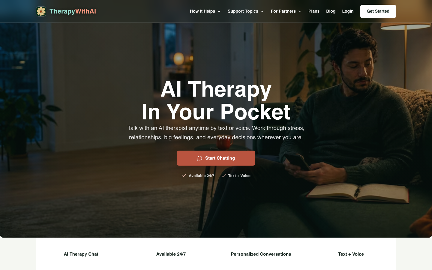AI Therapist screenshot