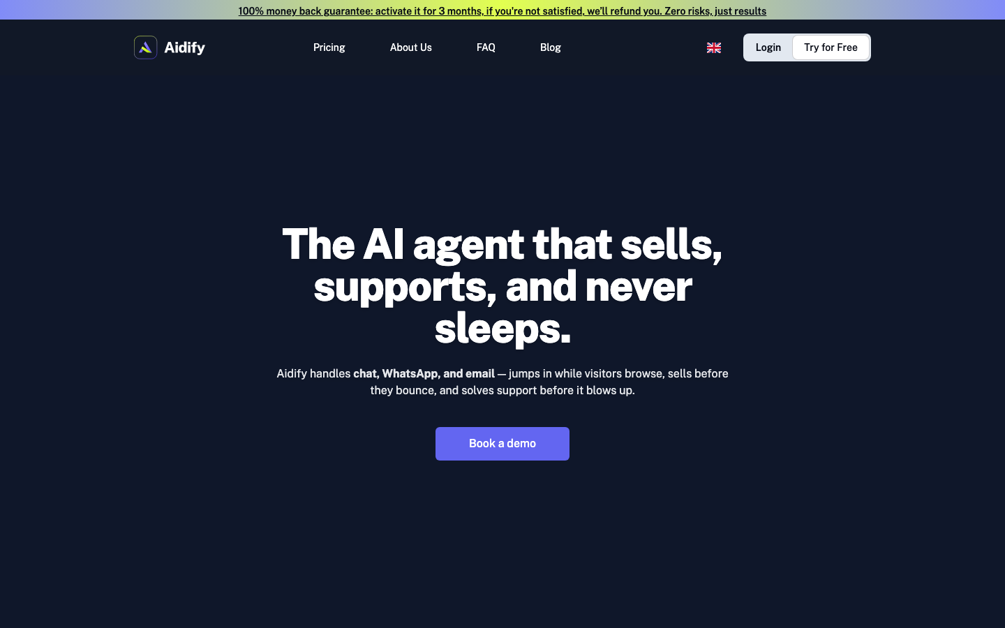 Aidify screenshot