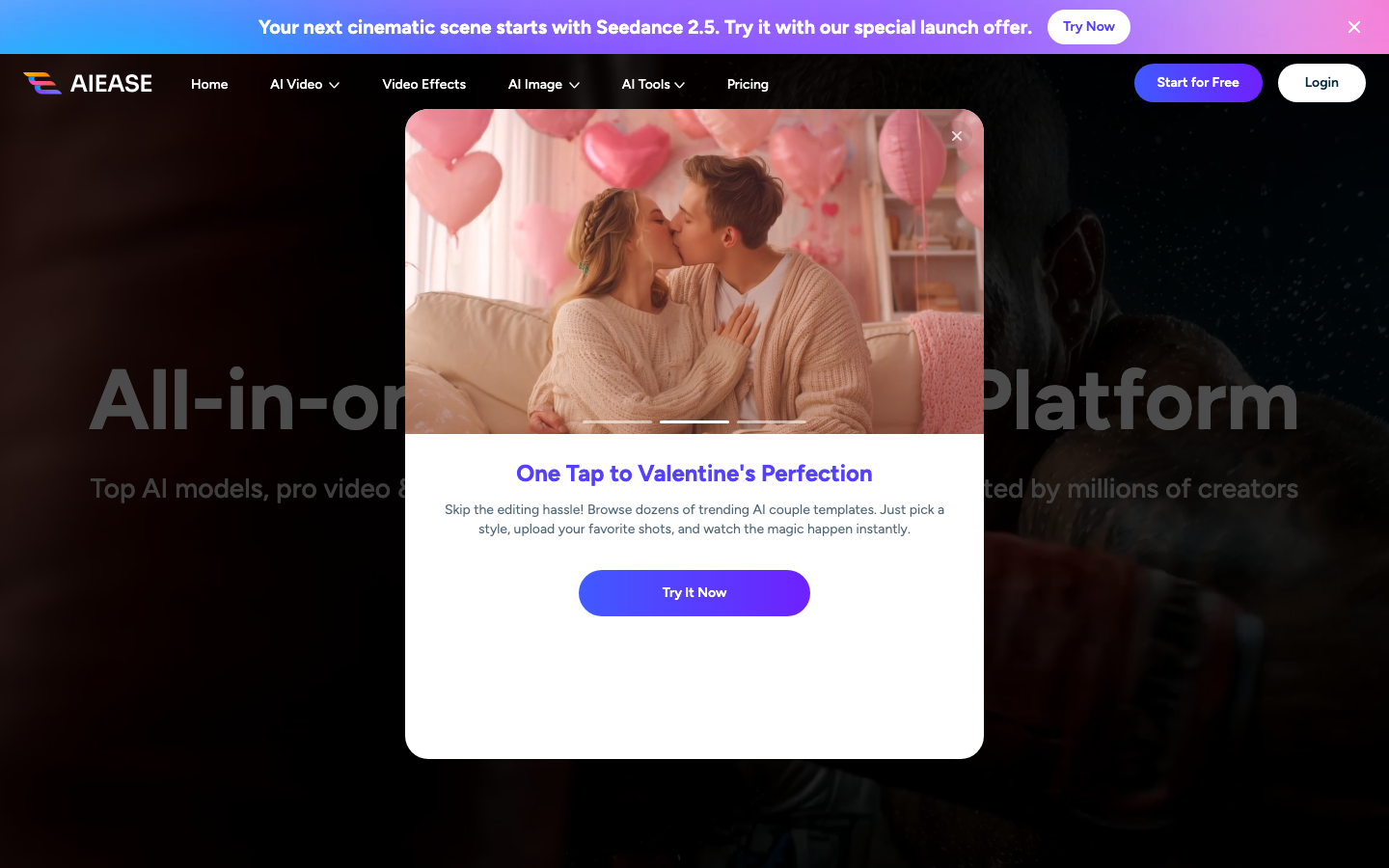 AIEase homepage