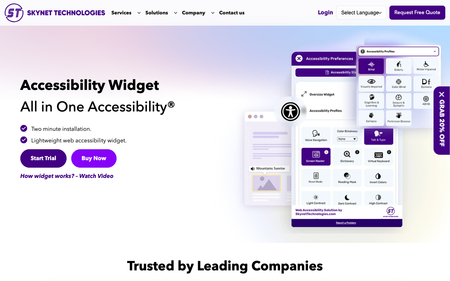 All in One Accessibility® screenshot