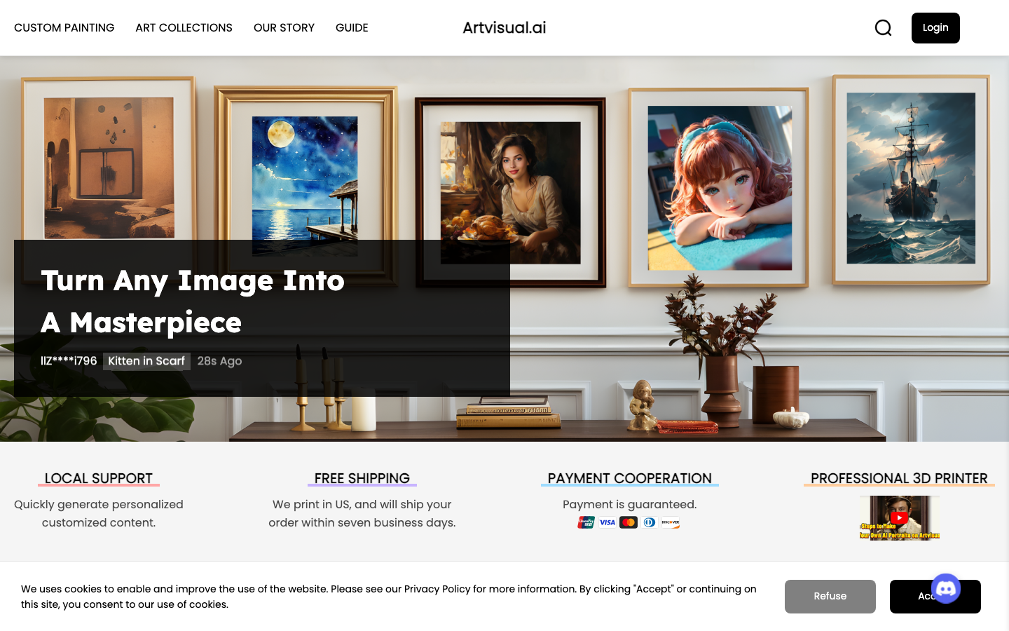 artvisual.ai screenshot