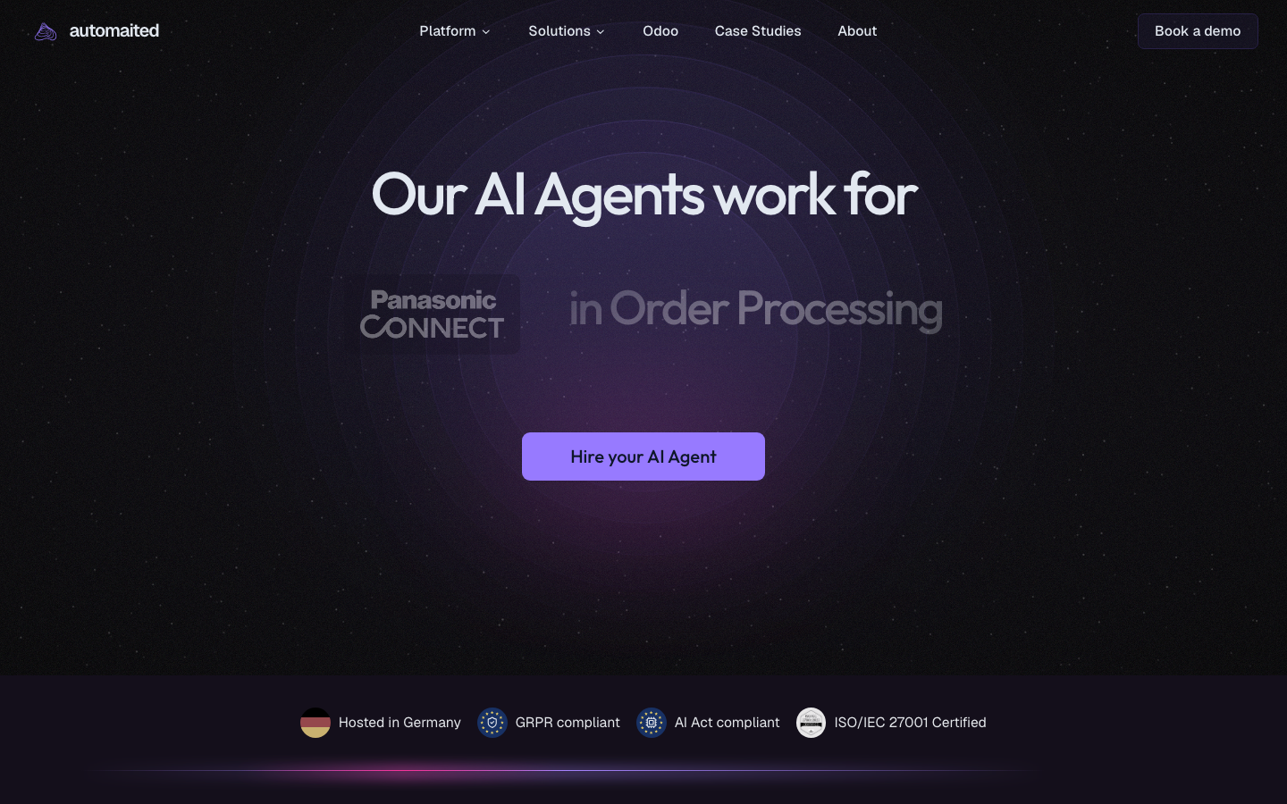 Automaited homepage