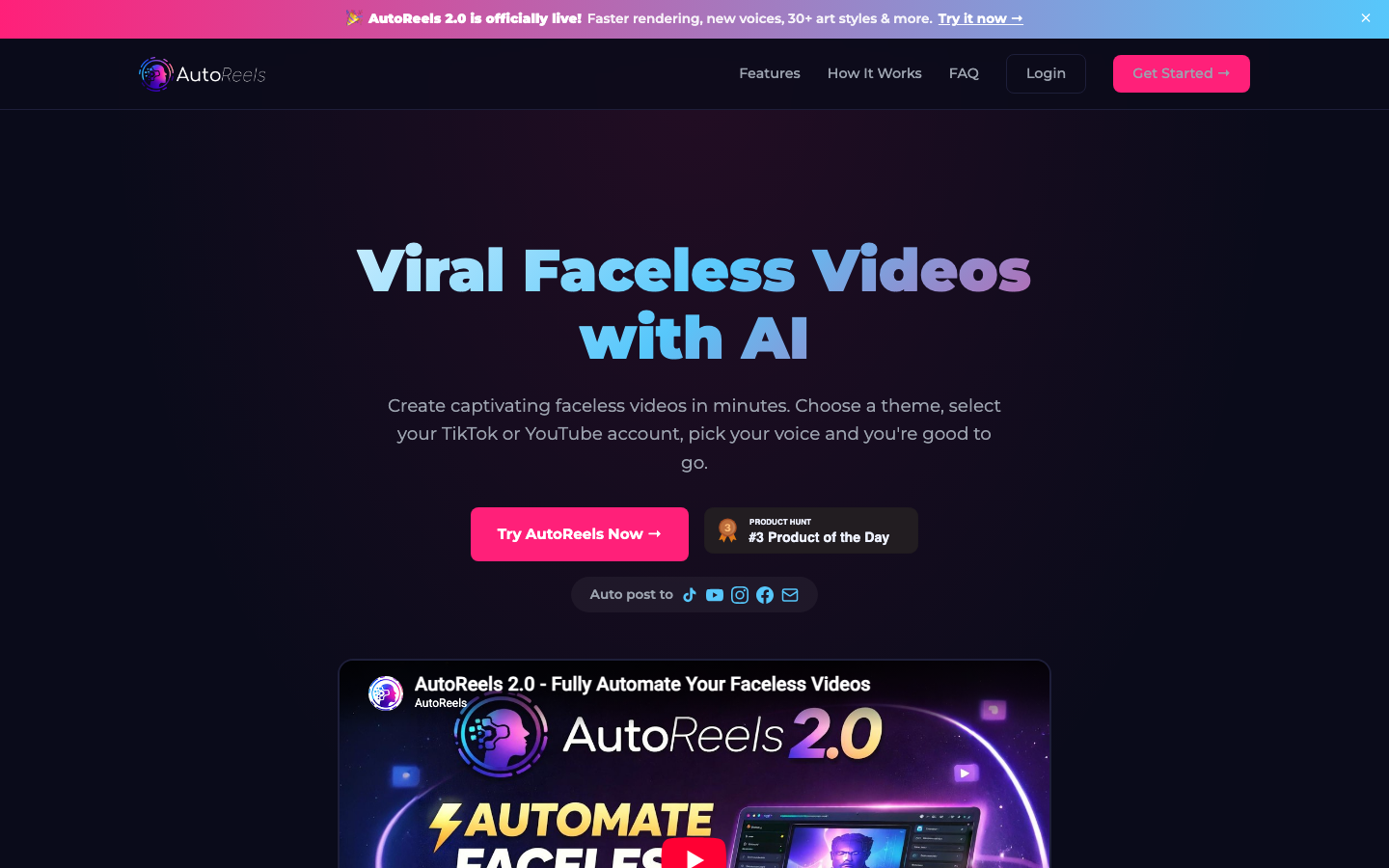 AutoReels screenshot