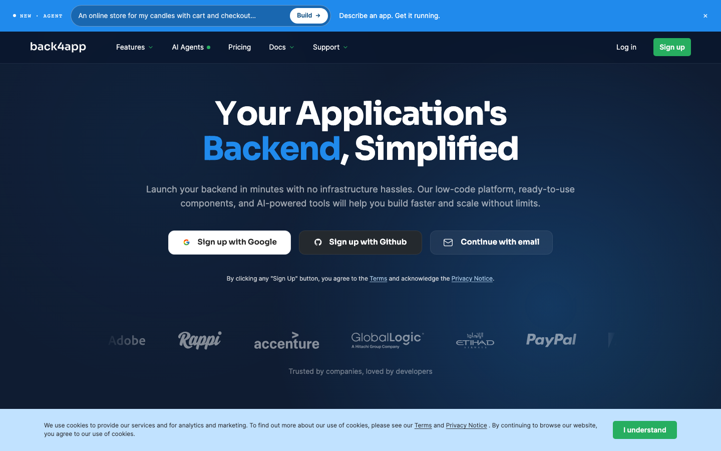 Back4app Agent screenshot