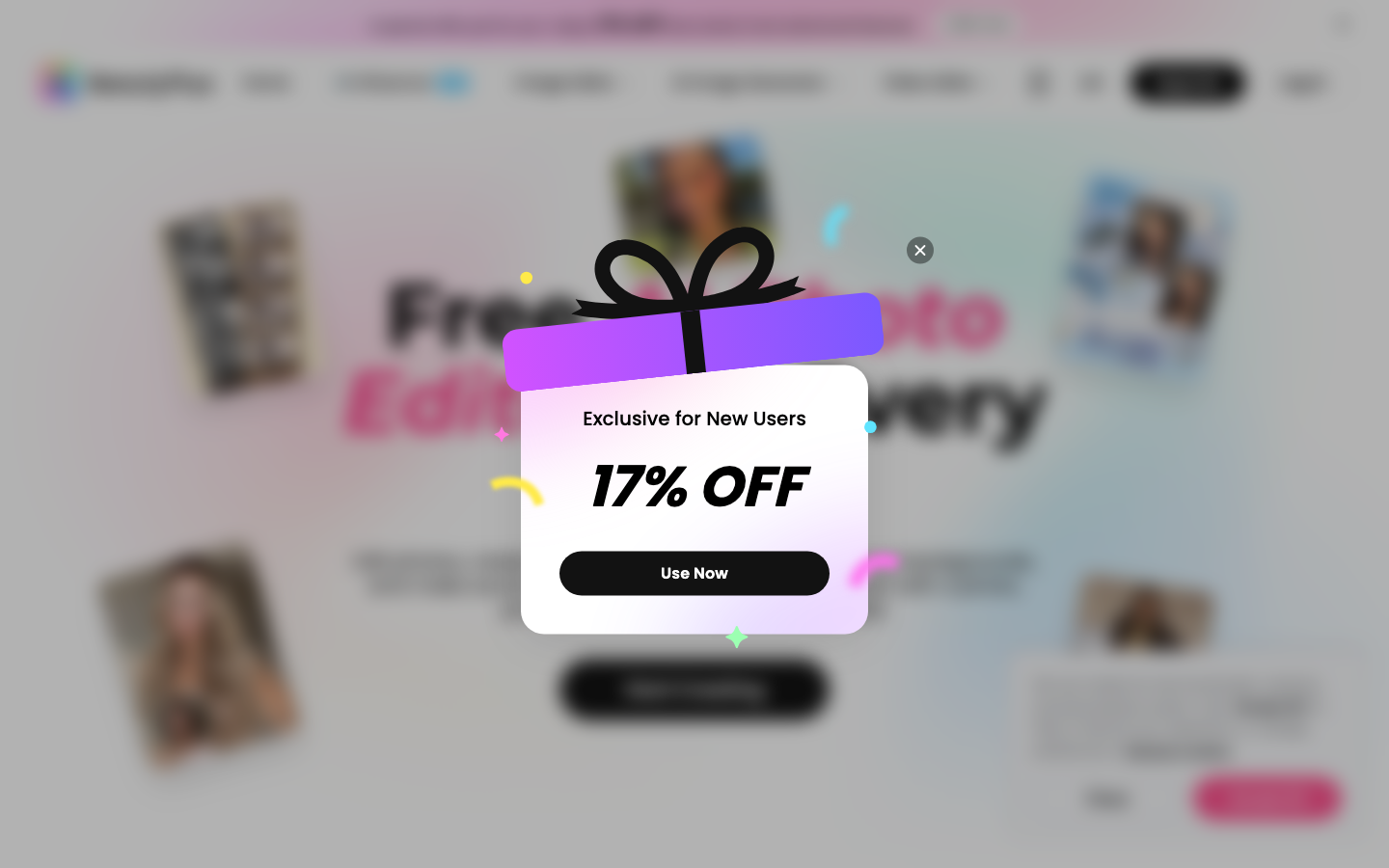 BeautyPlus homepage