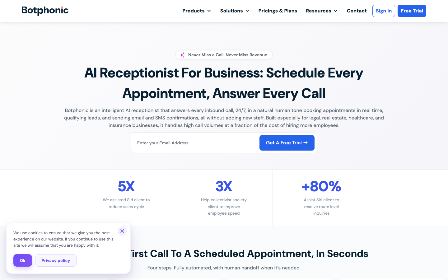 BotPhonic The Ultimate AI Call Assistant Software screenshot