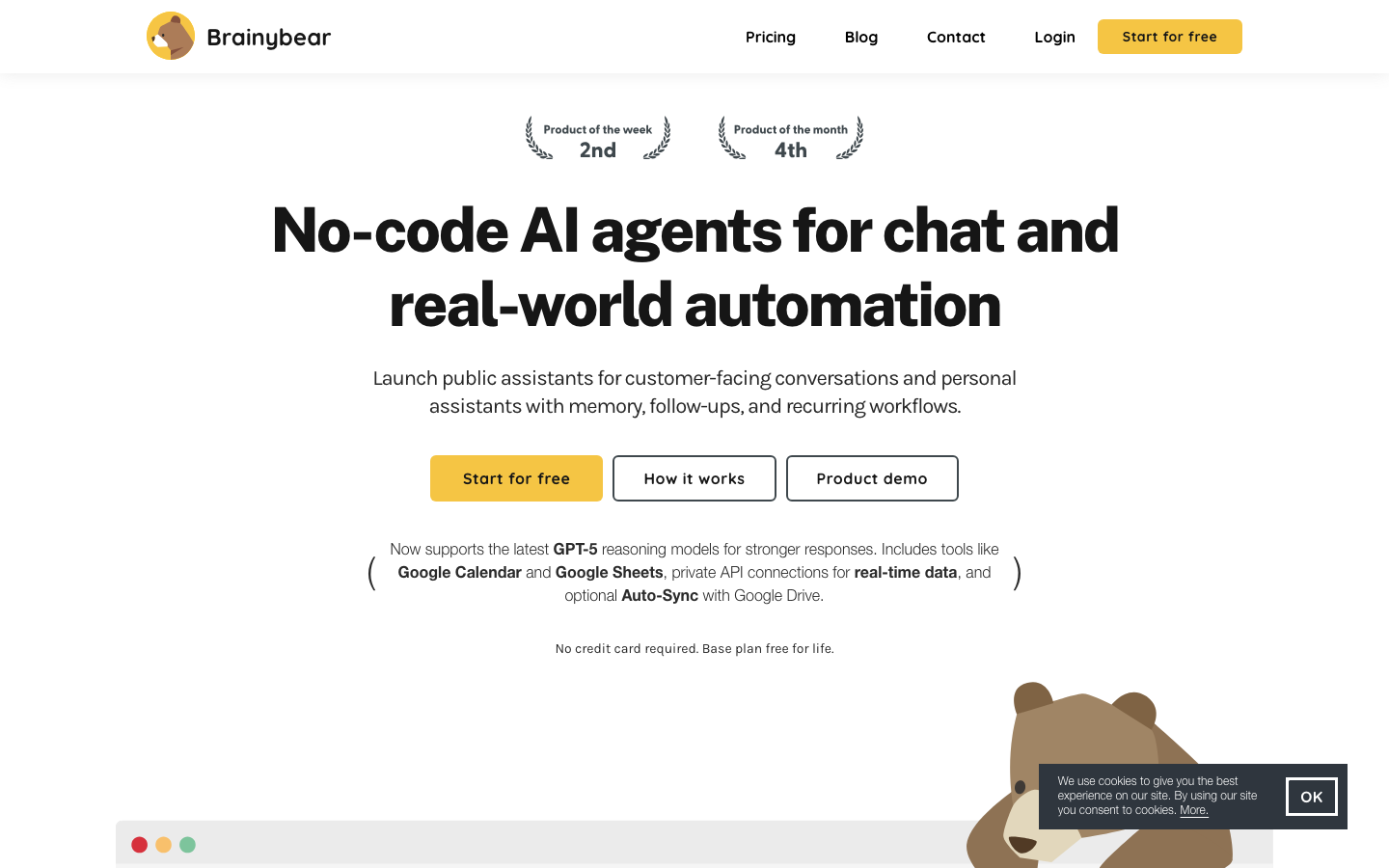 BrainyBear homepage