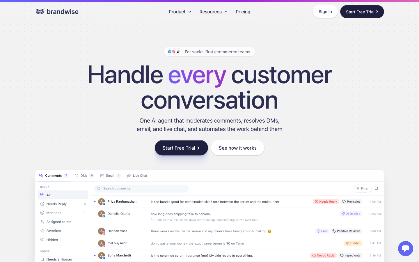 Brandwise screenshot