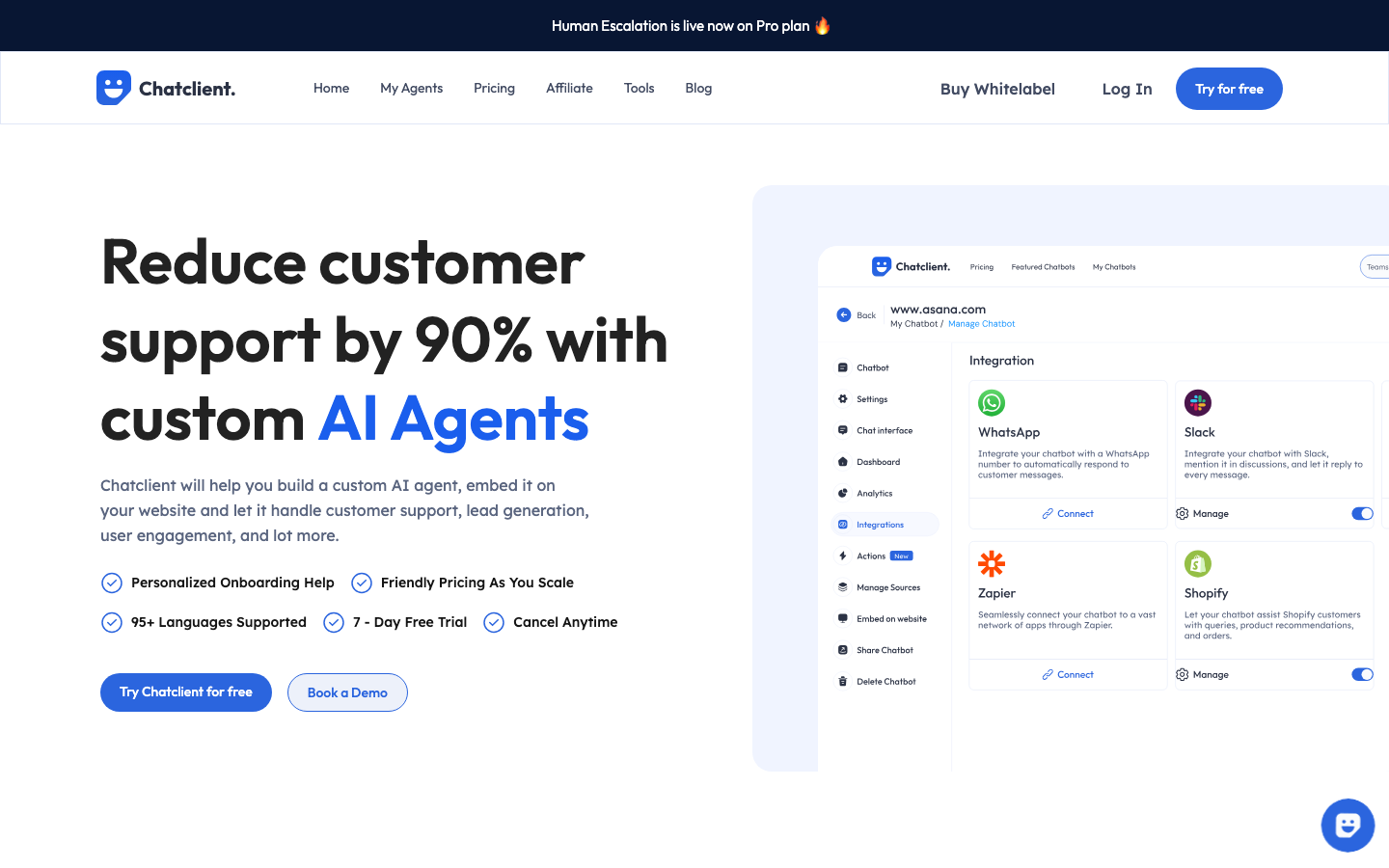 Chatclient homepage