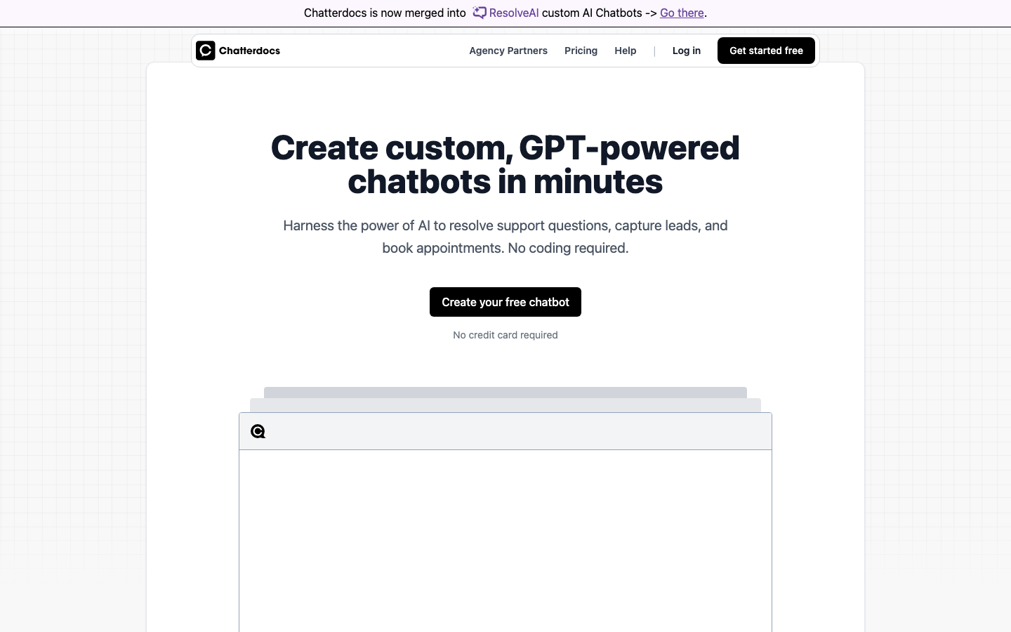 Chatterdocs homepage