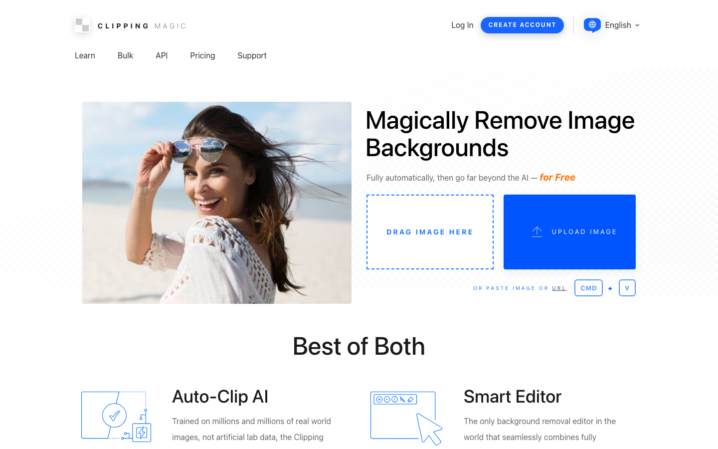 Clipping Magic homepage