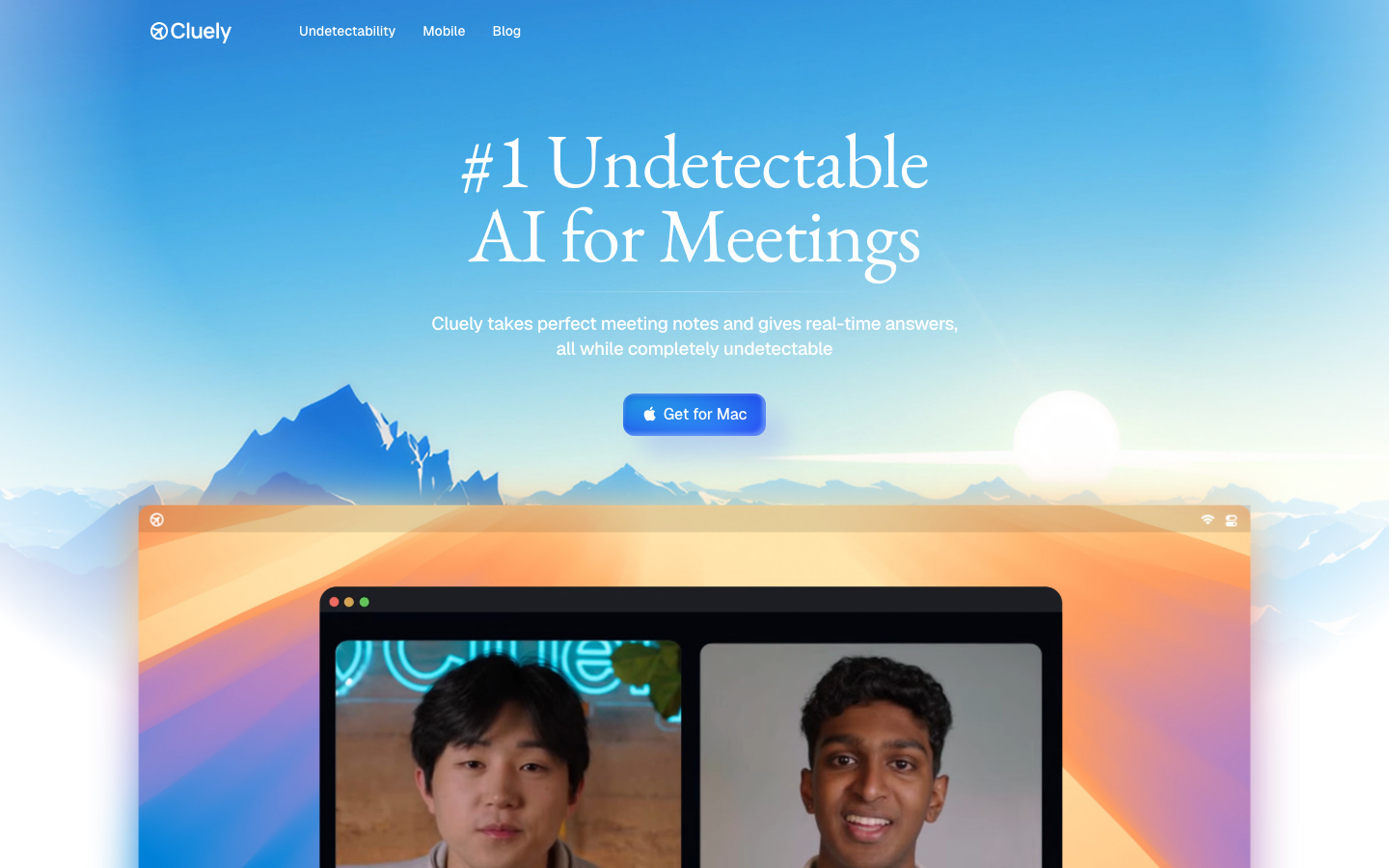 Cluely screenshot