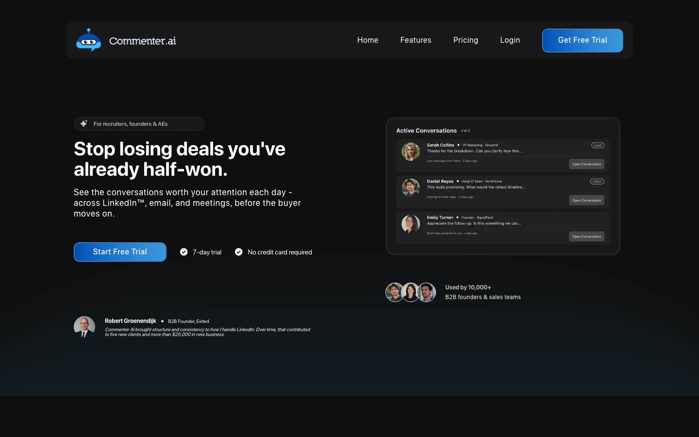Commenter AI screenshot