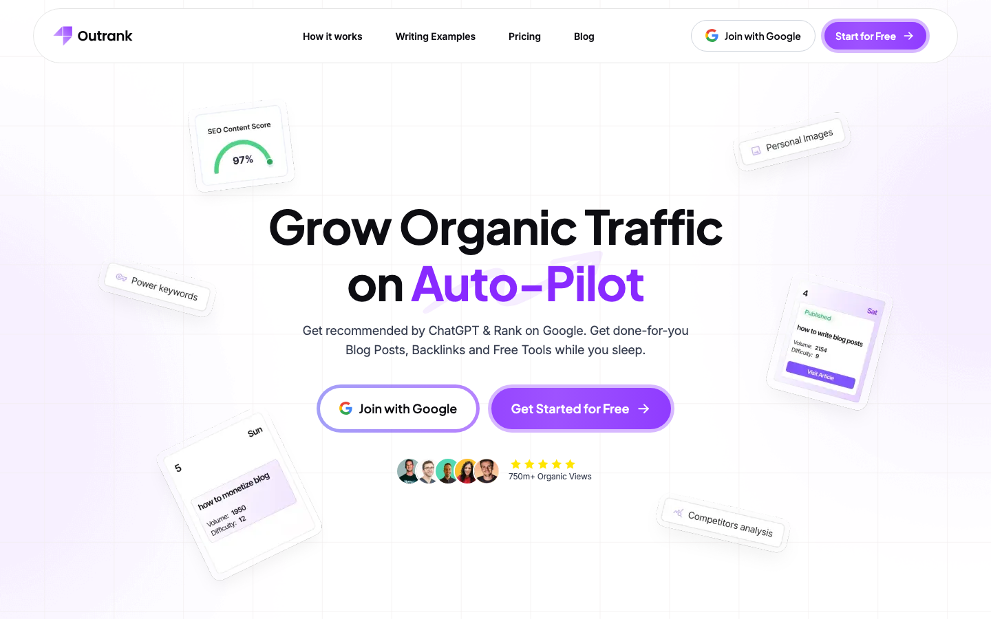 ContentPie homepage