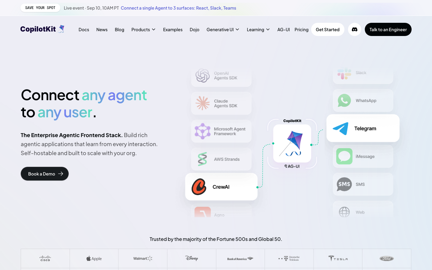 CopilotKit by TawkitAI homepage
