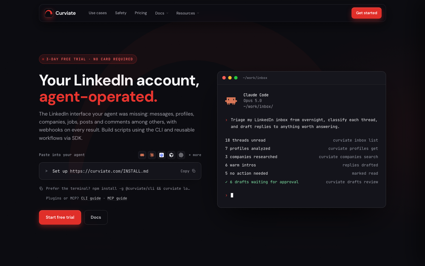 Curviate screenshot