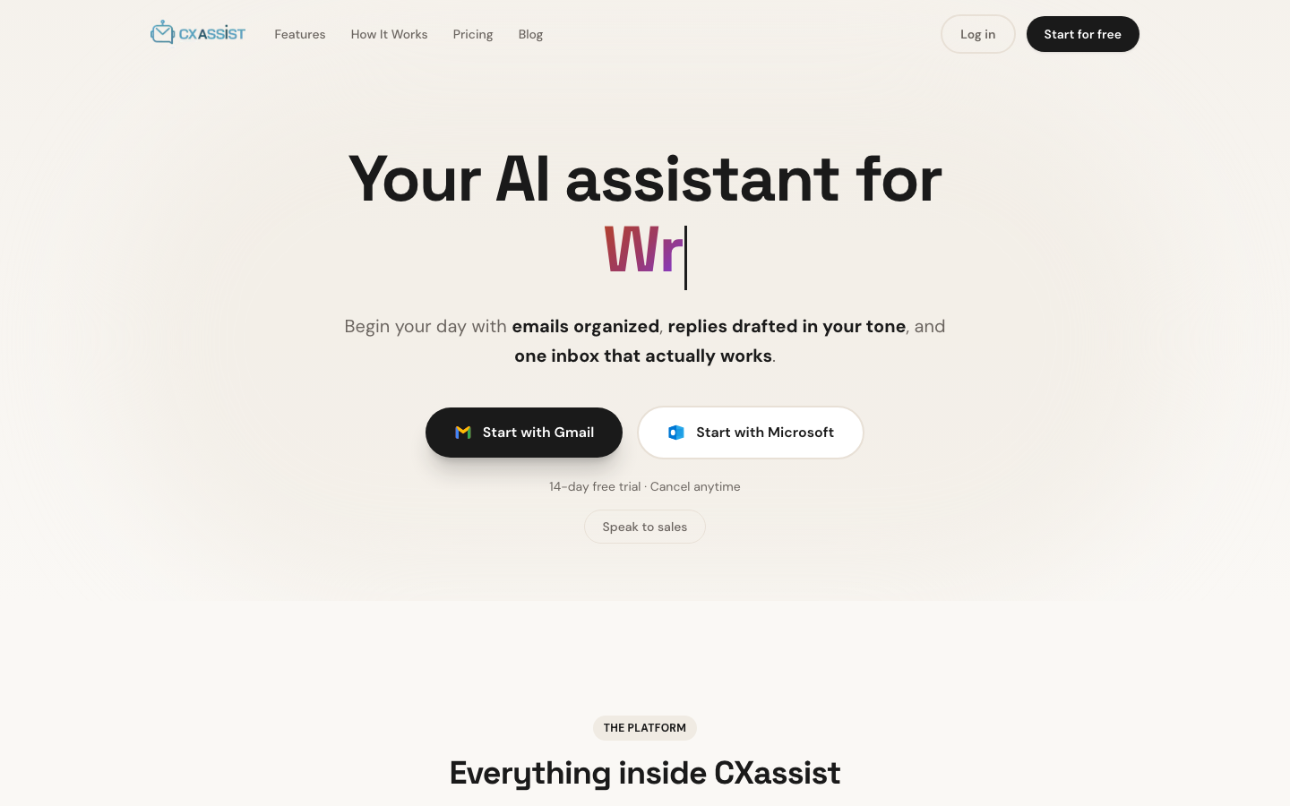 CXassist homepage