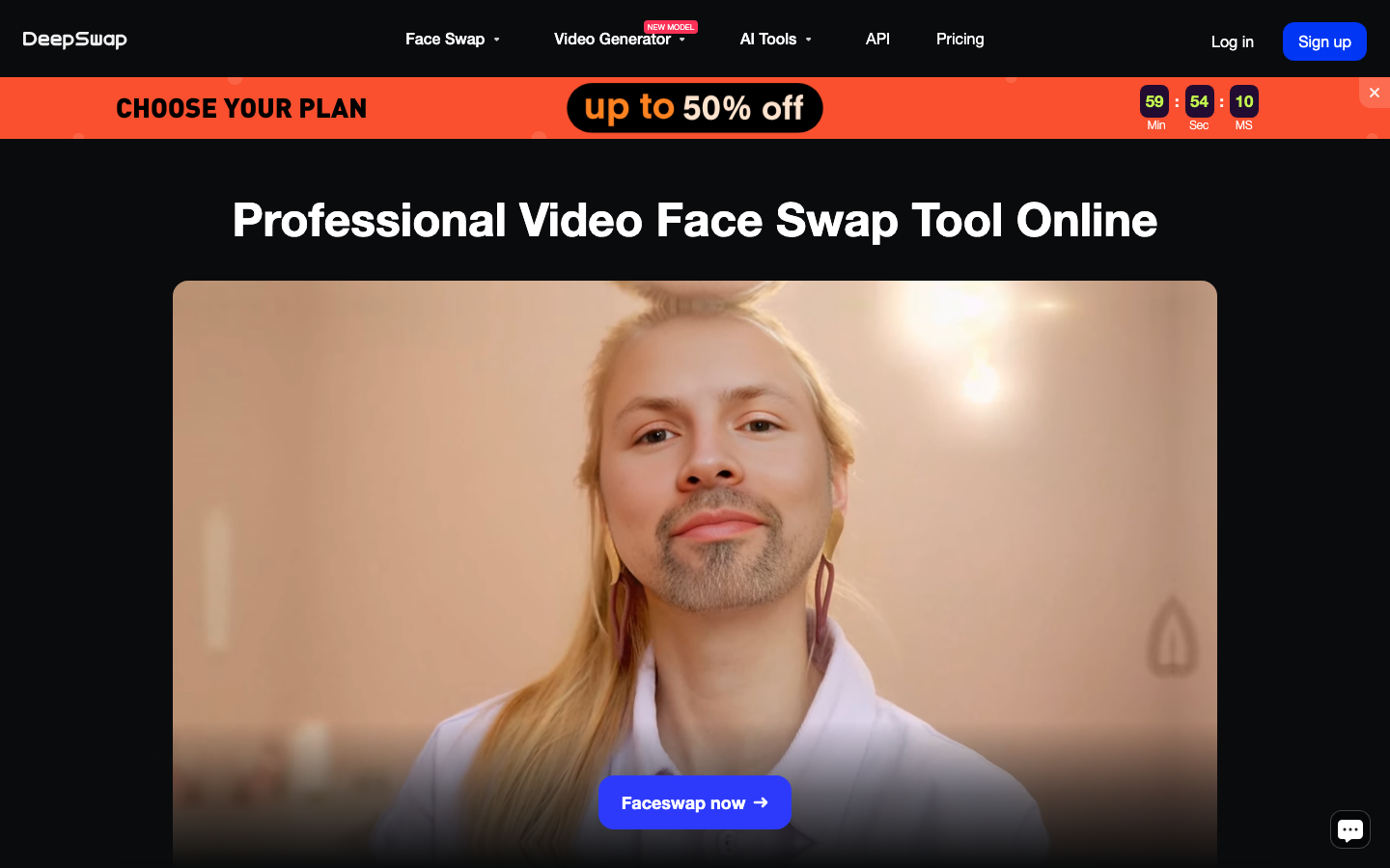 Deepswap screenshot