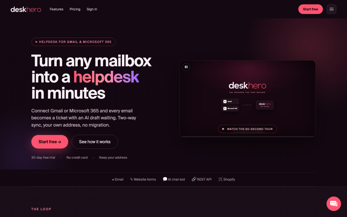 Deskhero screenshot