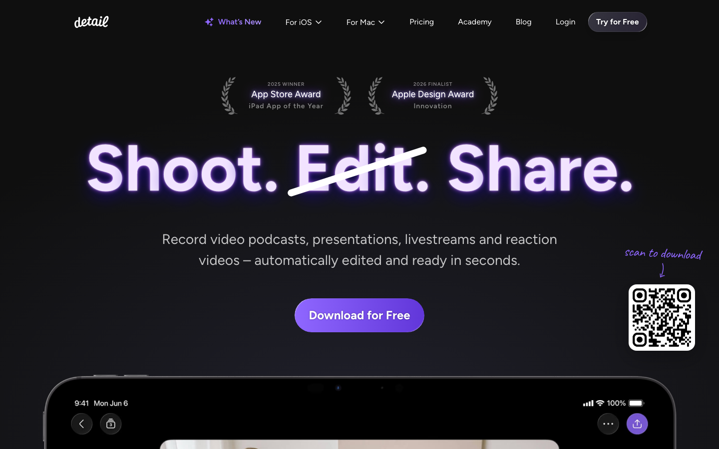 Detail.co screenshot