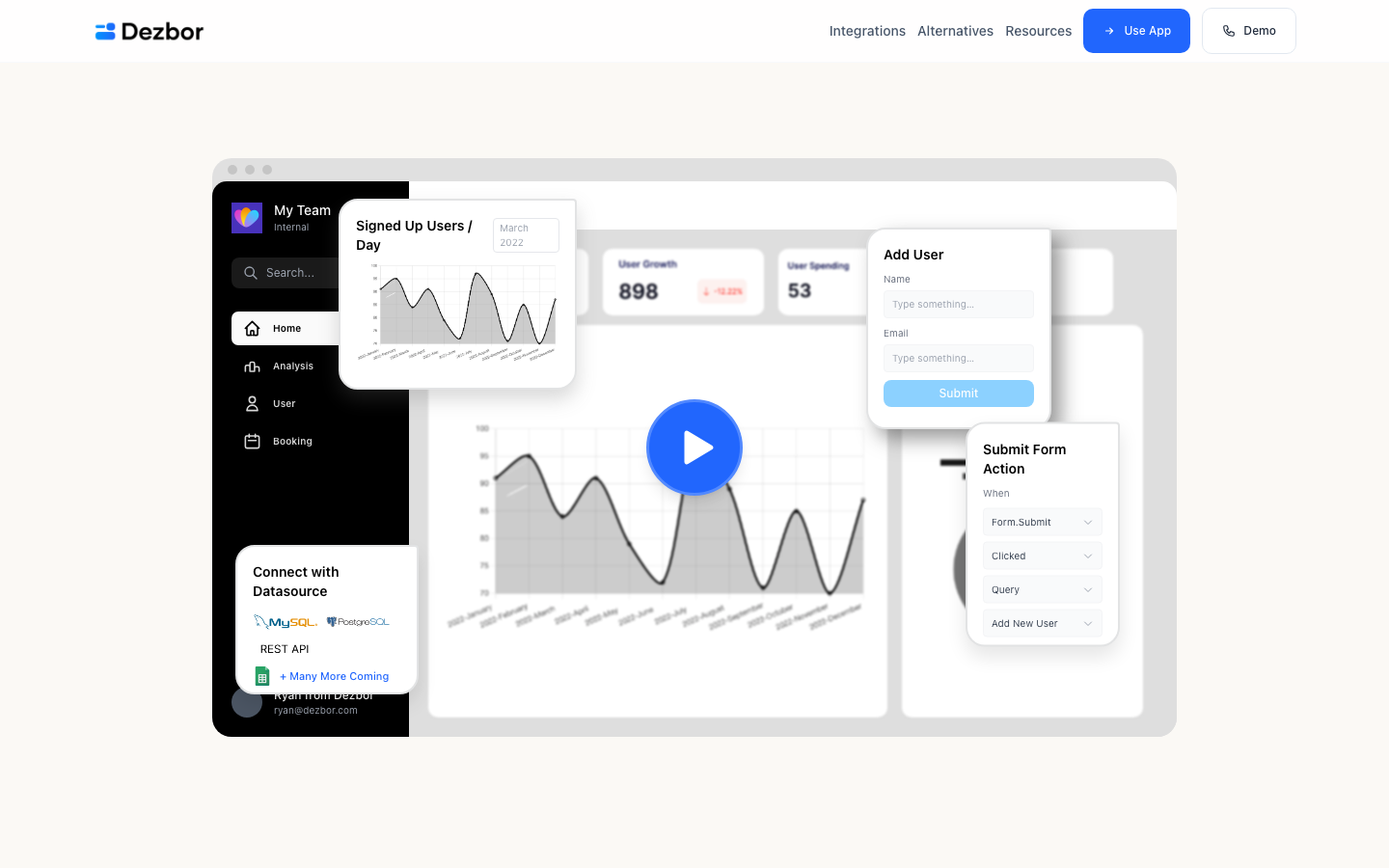 Dezbor homepage