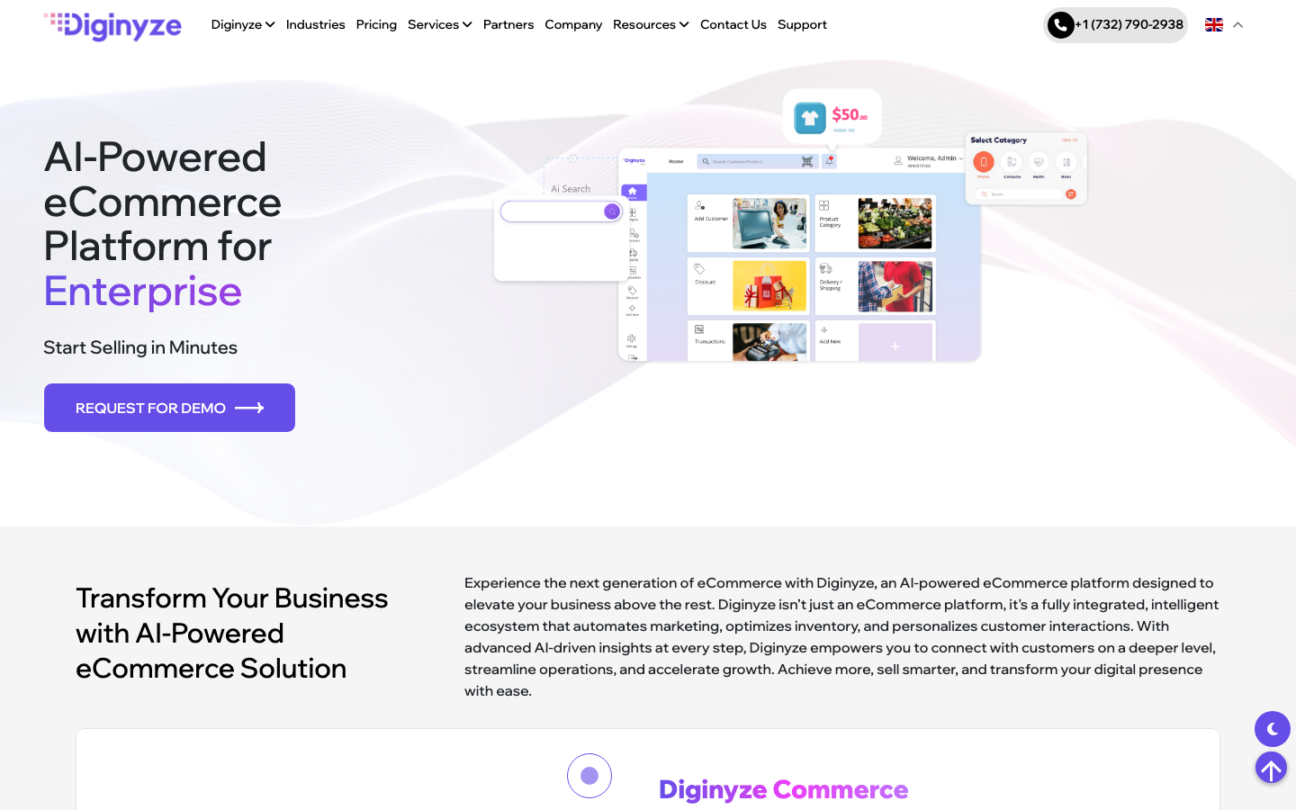 Diginyze homepage