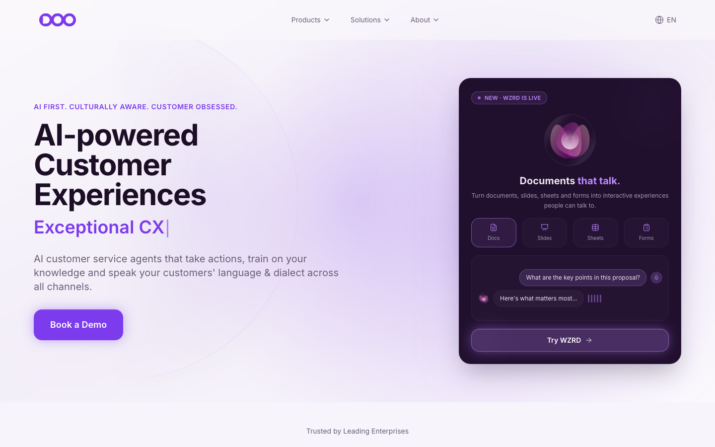 DOO homepage
