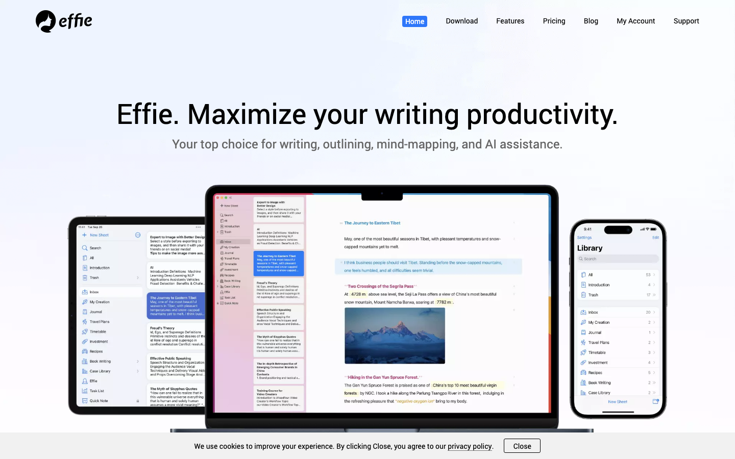 Effie screenshot
