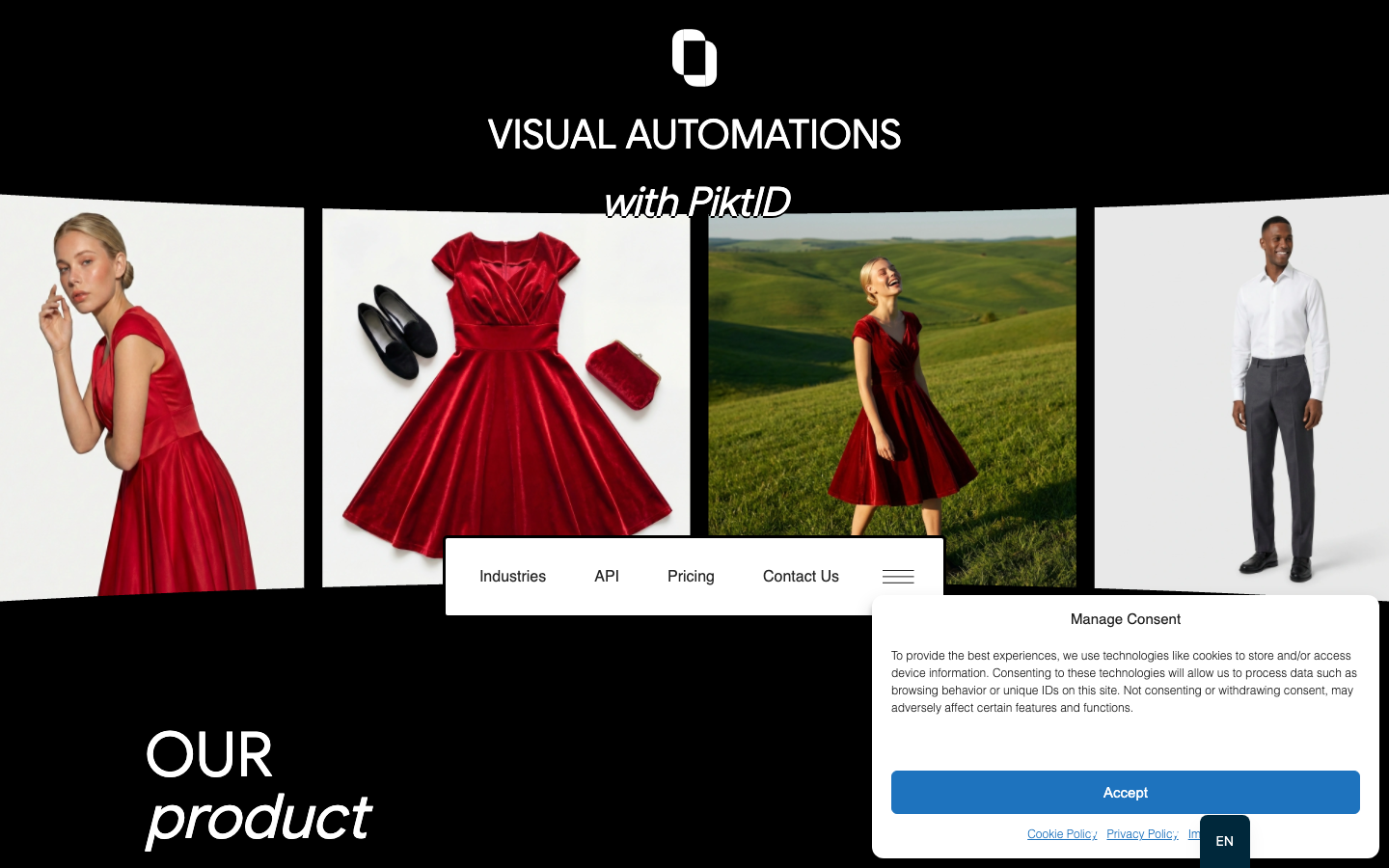 EraseID homepage