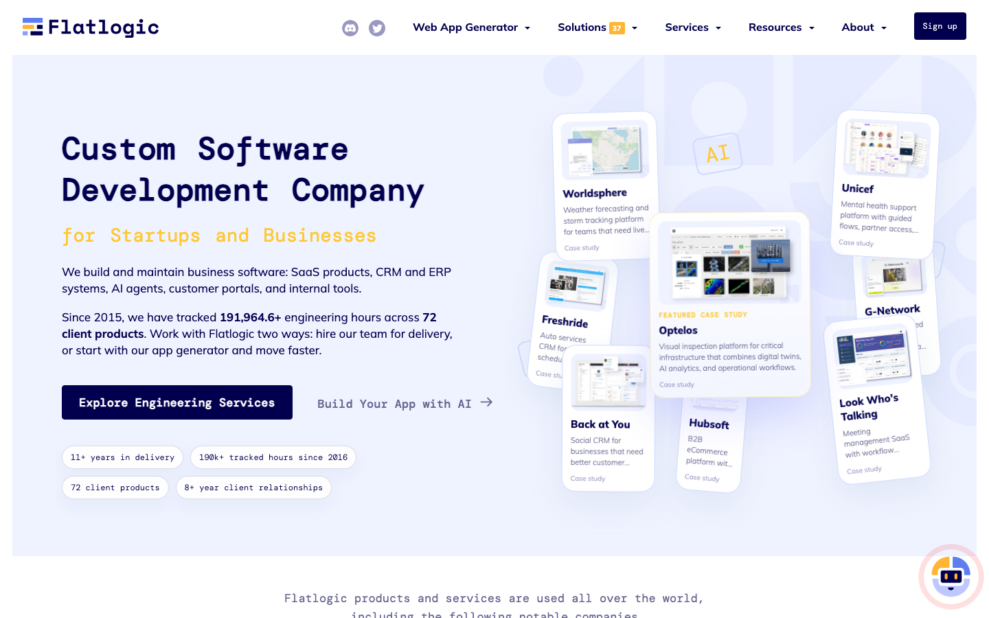 Flatlogic screenshot