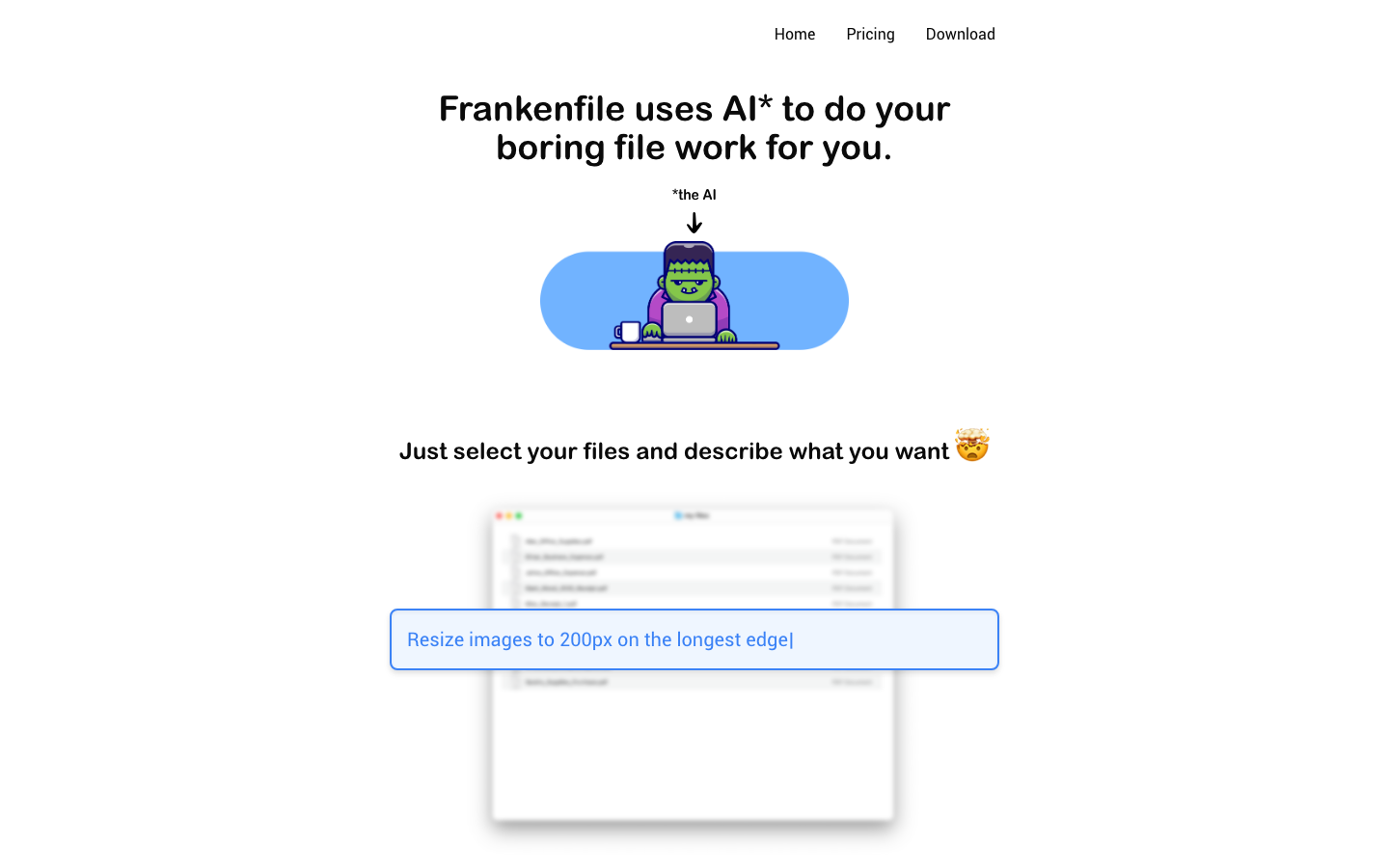 Frankenfile homepage