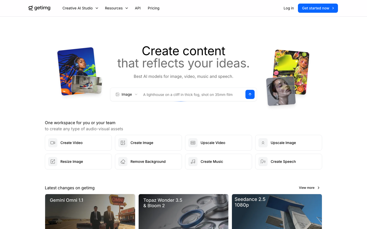 getimg.ai homepage