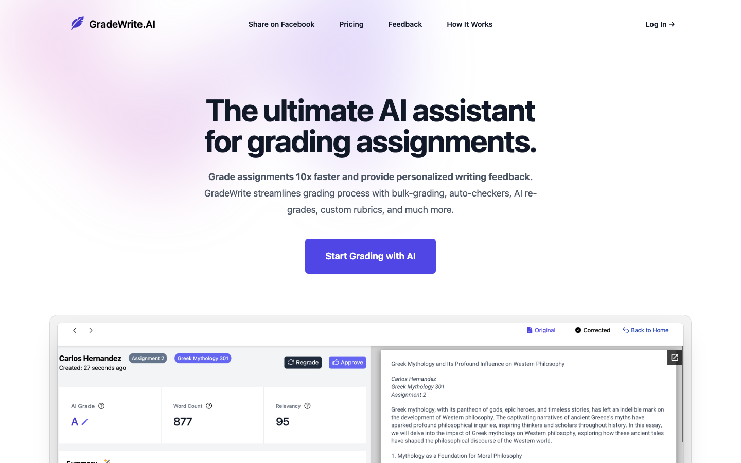 GradeWrite screenshot