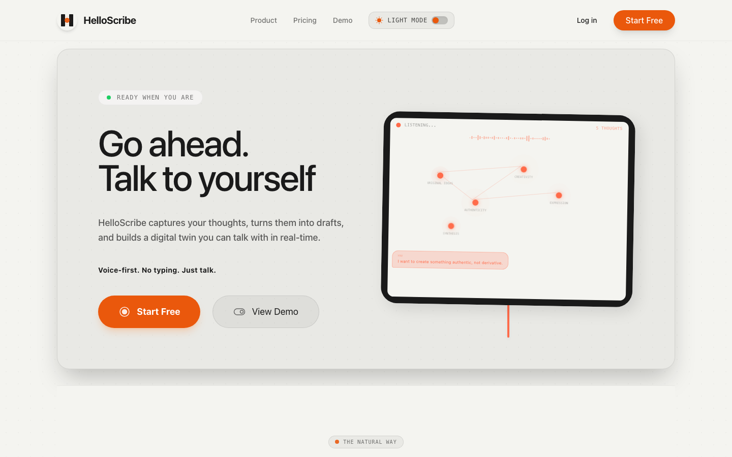 HelloScribe screenshot