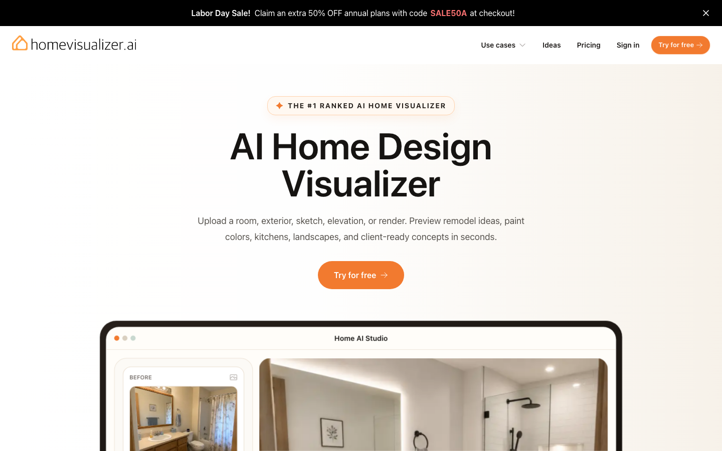 Home Visualizer AI screenshot