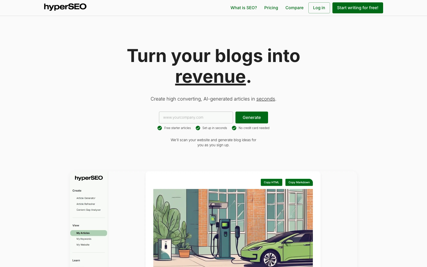 hyperSEO screenshot