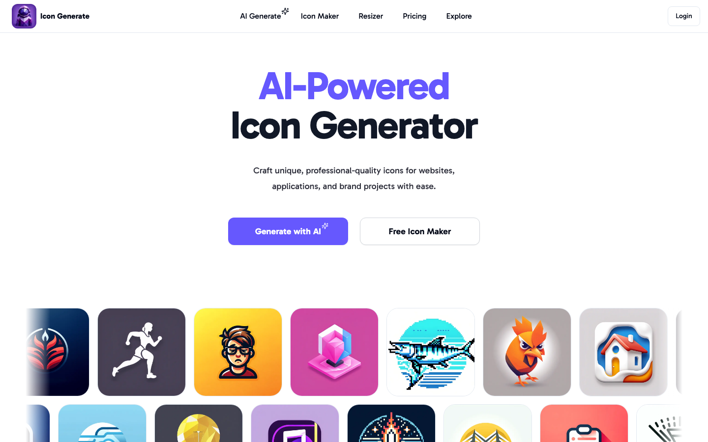 Icon Generate screenshot