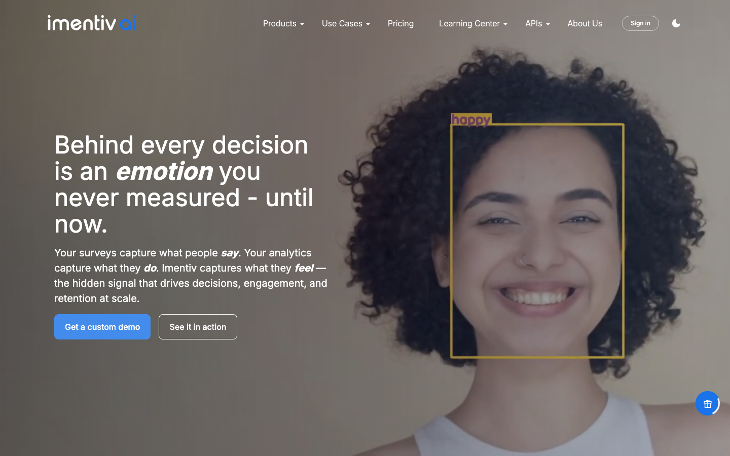 Imentiv screenshot