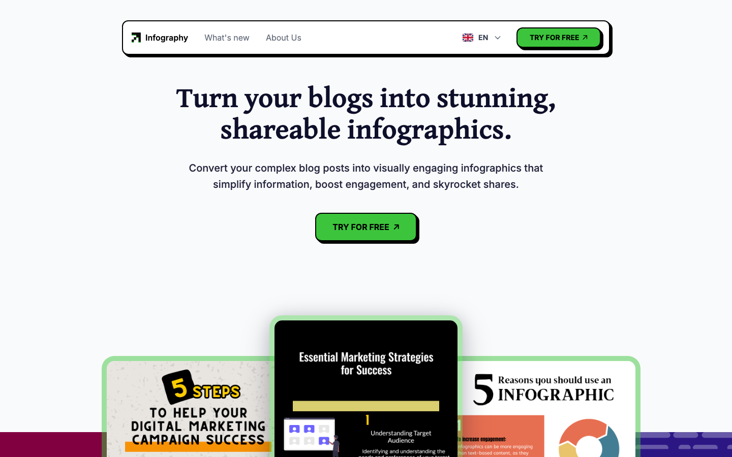 Infography screenshot