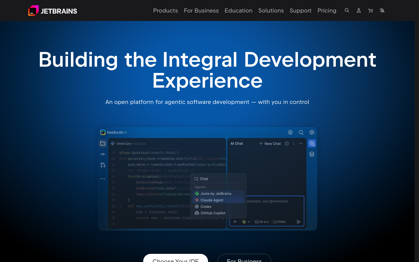 JetBrains screenshot