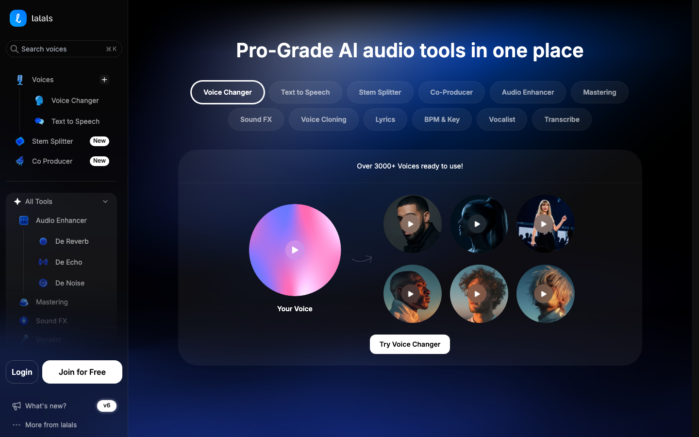 Lalals homepage