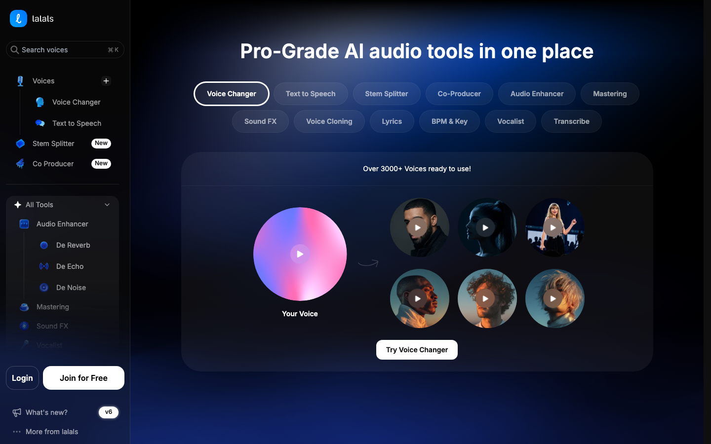 Lalals homepage