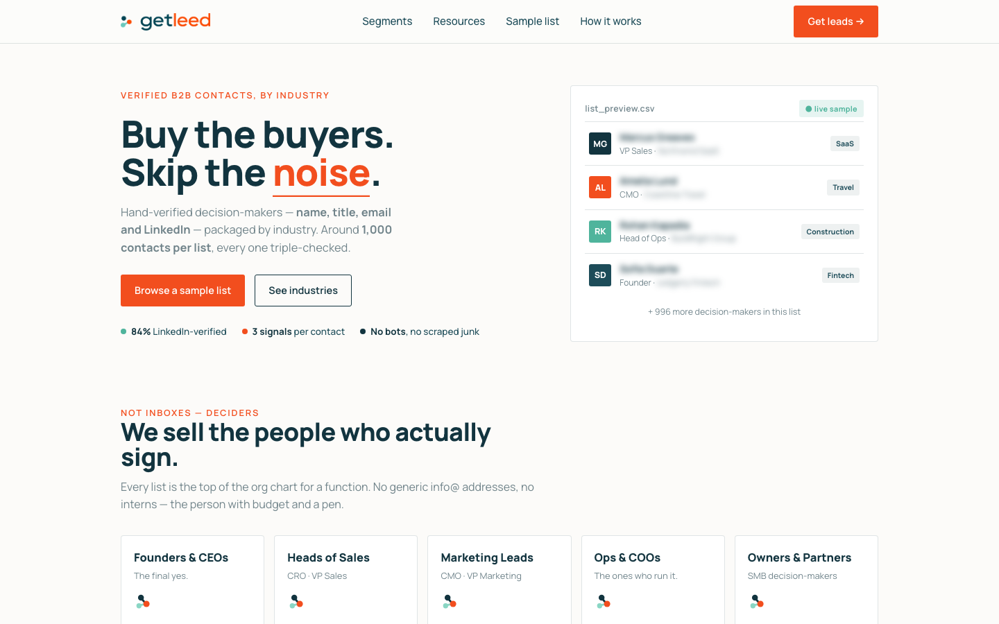 Leed screenshot