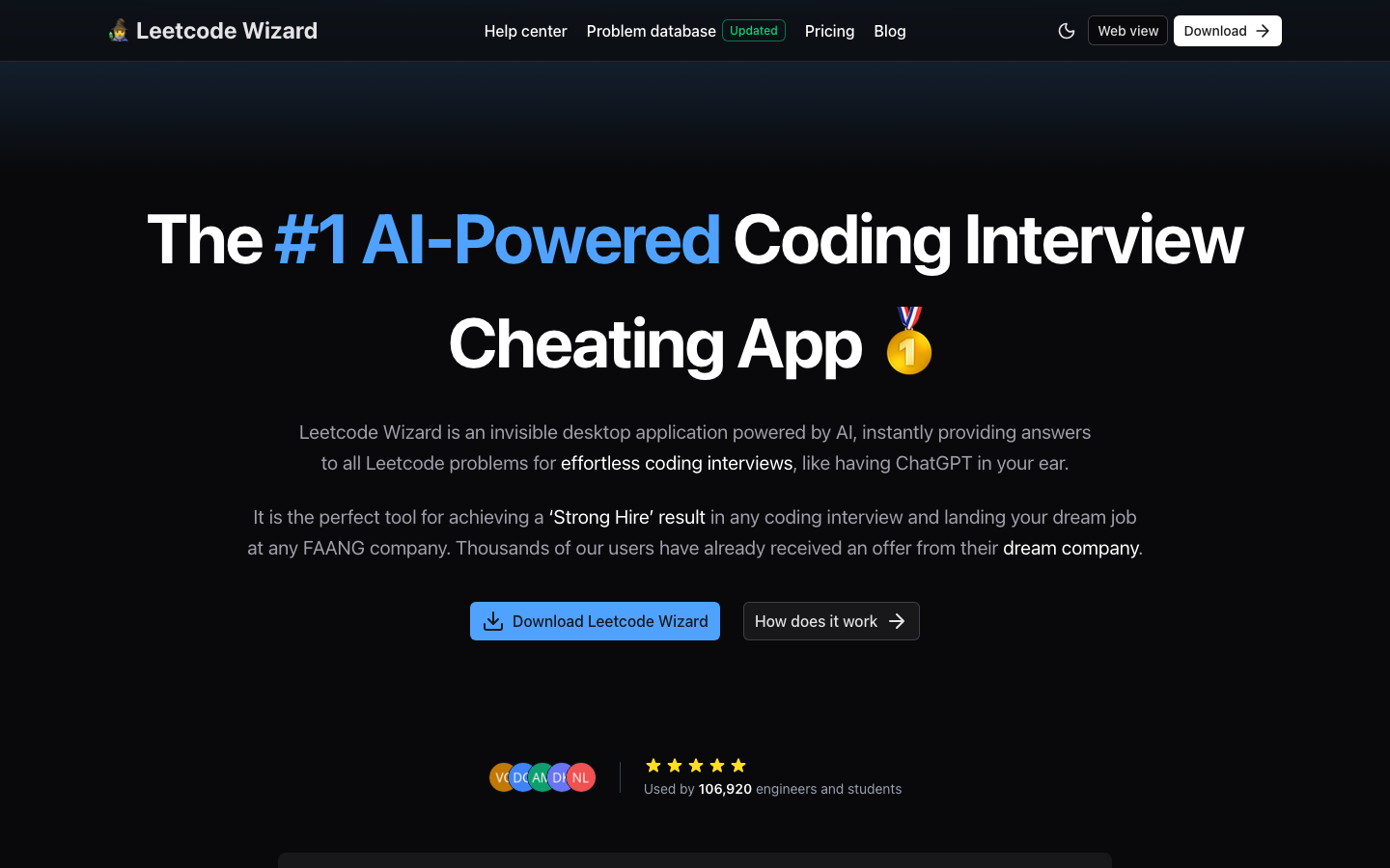 Leetcode Wizard screenshot