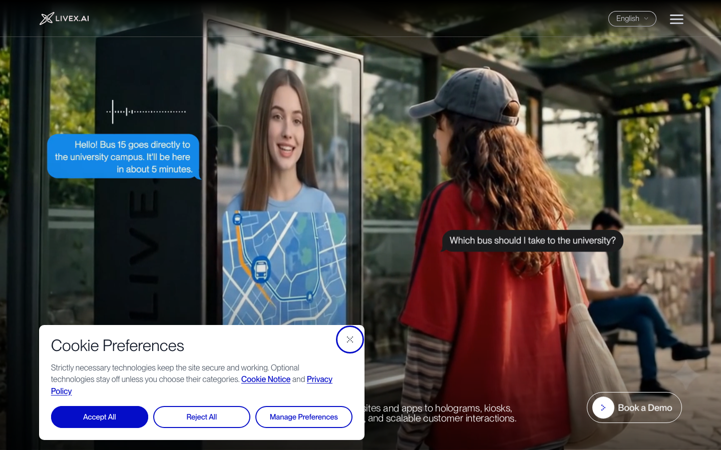 LiveX AI Agent screenshot