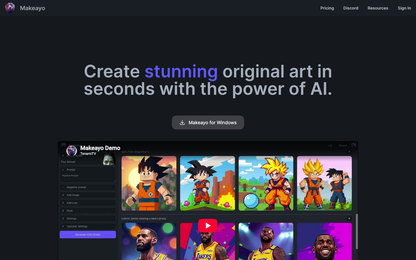 Makeayo screenshot